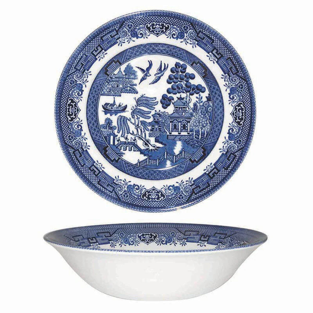 Bowl Churchill  Blue Willow24cms