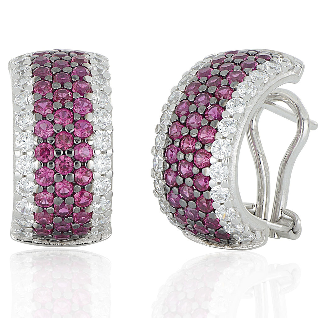 Aros ARTLINEA Plata y Circones ZOR098RS