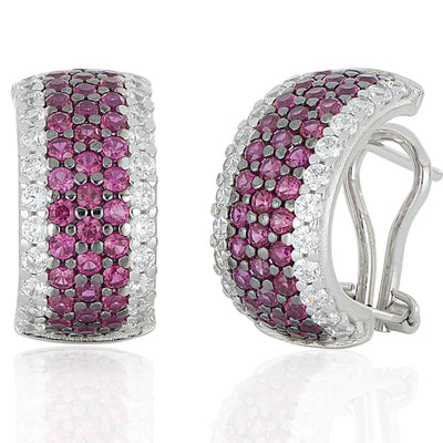 Aros ARTLINEA Plata y Circones ZOR098RS