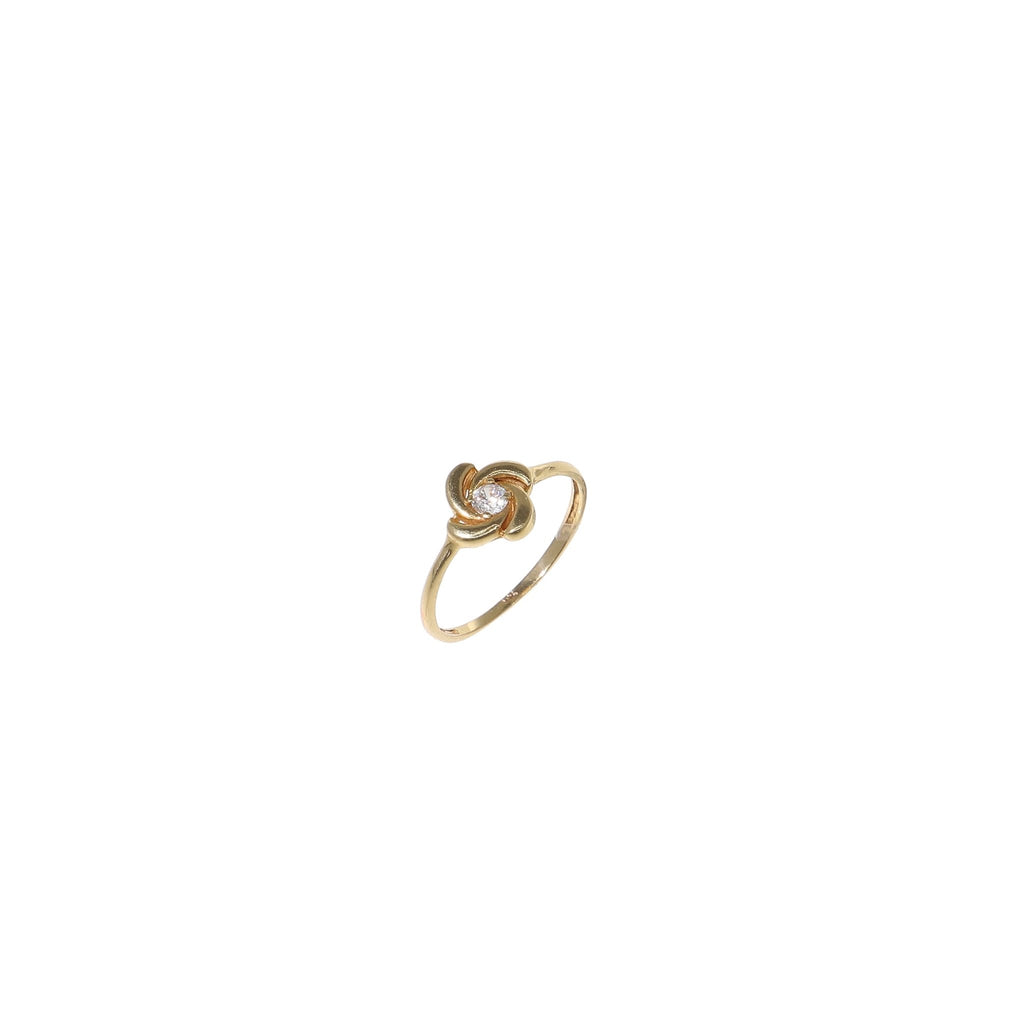 Anillo Oro Amarillo 18kt con Circones, AN8752 - Joyería Rometsch