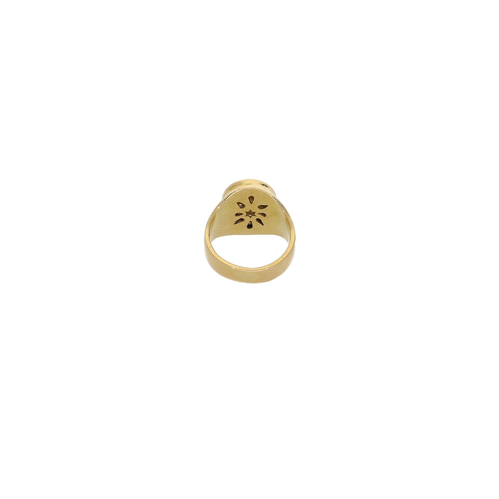 Anillo Oro Amarillo Brillantes Chevalier AN-12847 - Joyería Rometsch