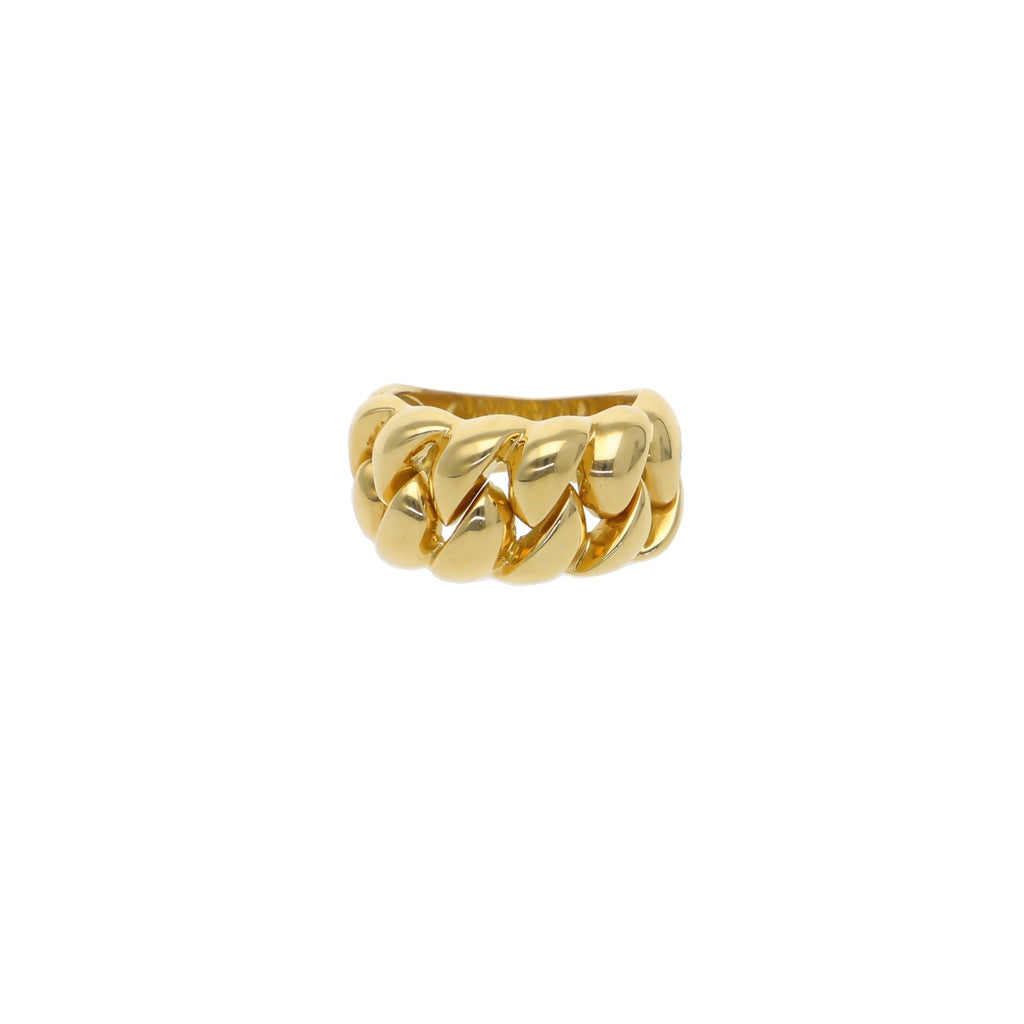 Anillo Oro Amarillo Cadena AN-12232 - Joyería Rometsch