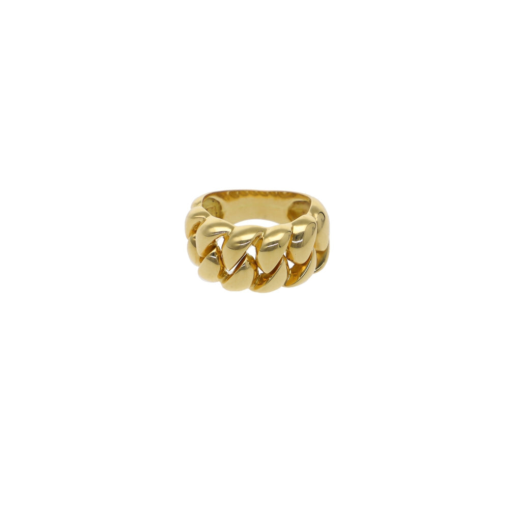 Anillo Oro Amarillo Cadena AN-12232 - Joyería Rometsch