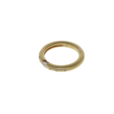 Anillo Oro Amarillo con Diamantes, AN8002 - Joyería Rometsch