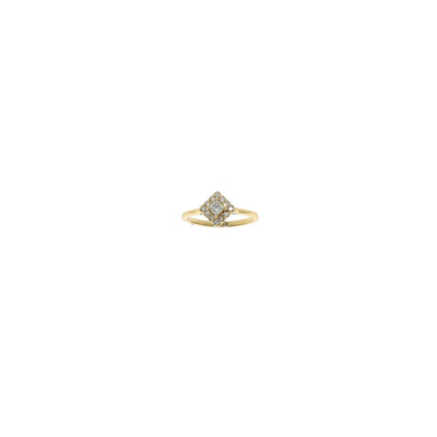 Anillo Oro Amarillo con Diamantes, AN8263 - Joyería Rometsch