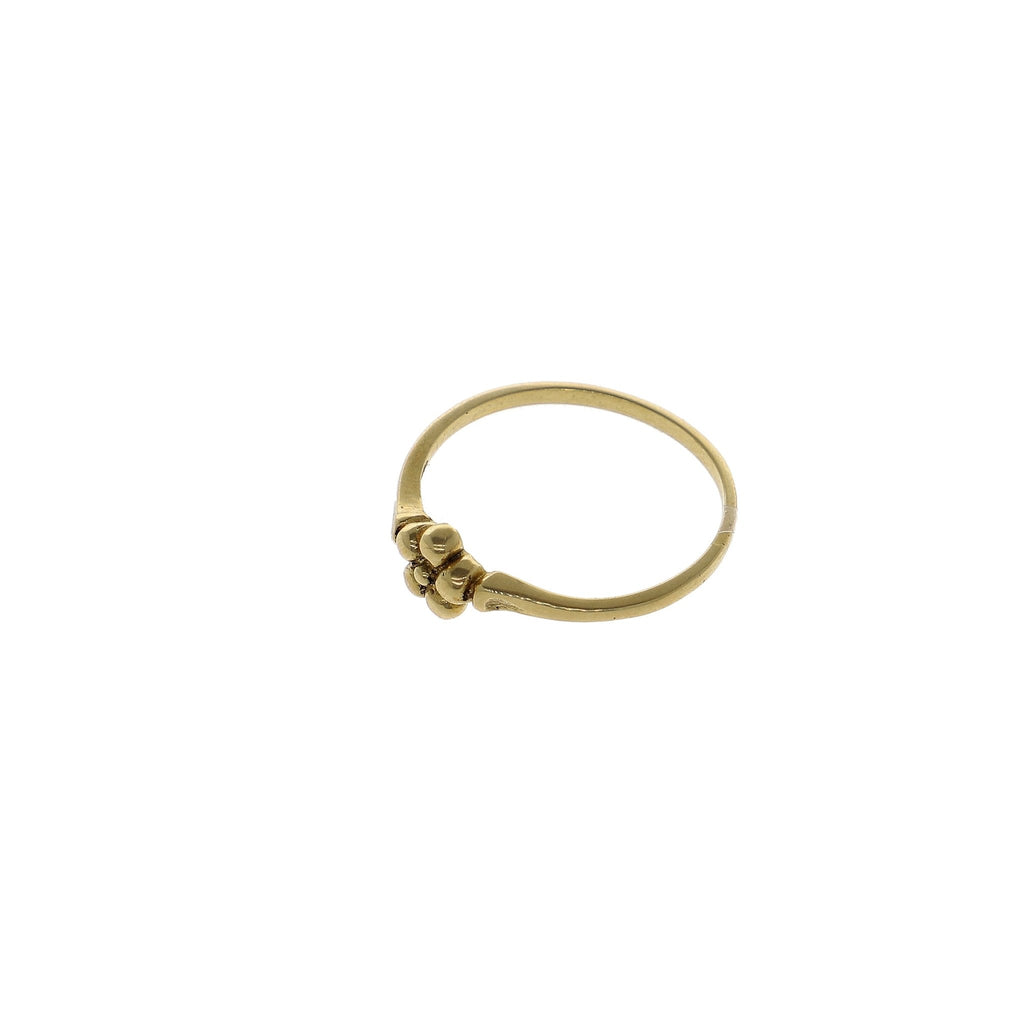 Anillo Oro Amarillo Flor, AN1011140 - Joyería Rometsch