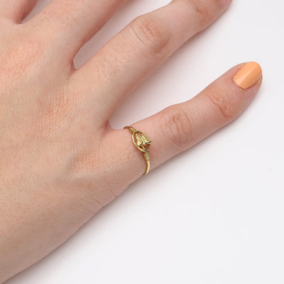 Anillo Oro Amarillo Mariposa, AN1011099 - Joyería Rometsch