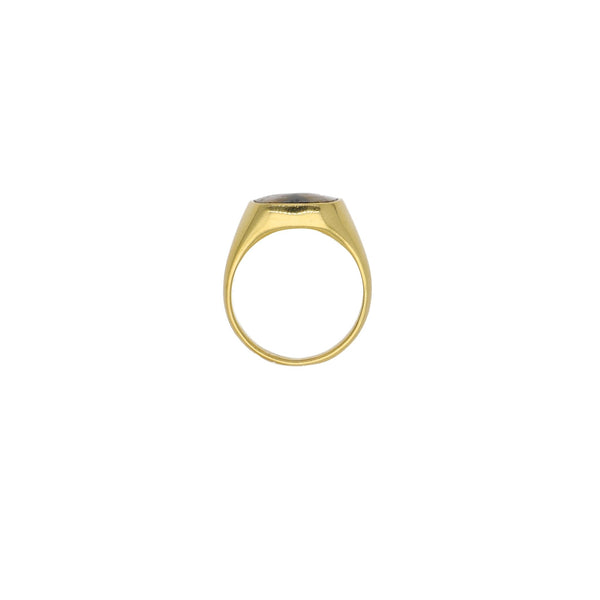 Anillo Oro Amarillo Piedra Cruz AN0412400 - Joyería Rometsch