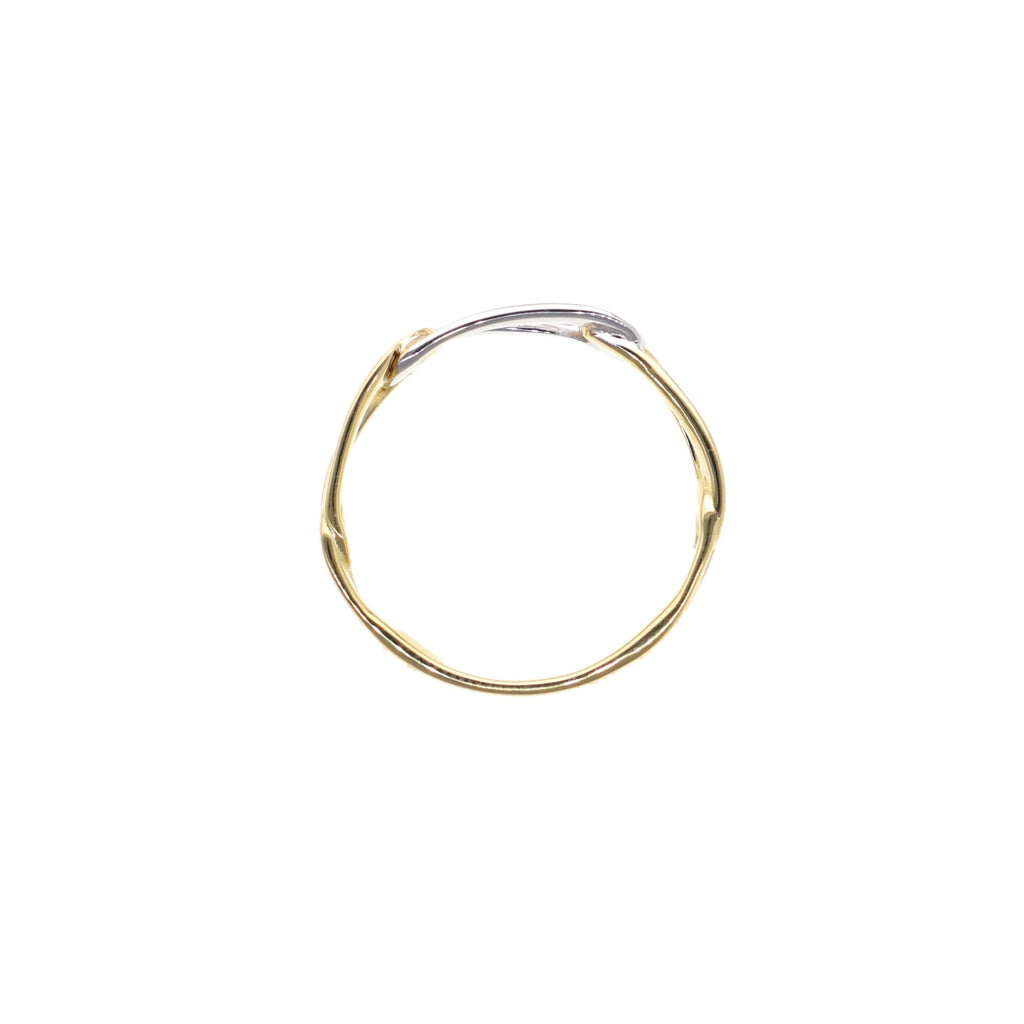 Anillo Oro Amarillo y Blanco Bicolor AN12797 - Joyería Rometsch