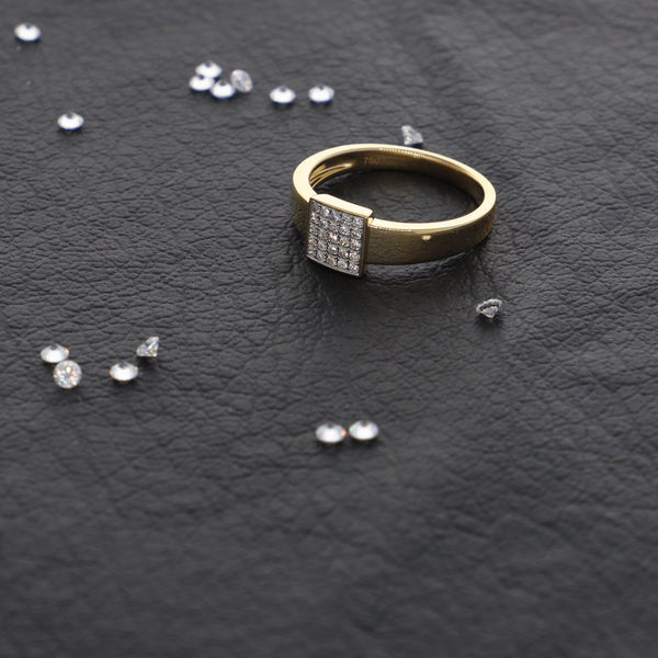 Anillo Oro Amarillo y Brillantes AN12687 - Joyería Rometsch