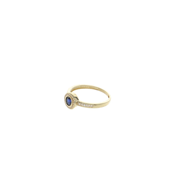 Anillo Oro Amarillo y Circones AN12286-87-88 - Joyería Rometsch