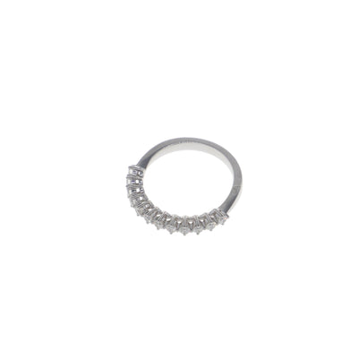 Anillo Oro Blanco 14kt con Diamantes, AN10900 - Joyería Rometsch