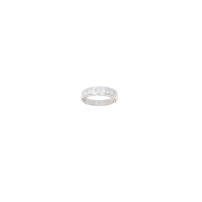 Anillo Oro Blanco 18kt con Diamantes, AN3701 - Joyería Rometsch
