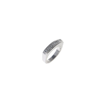 Anillo Oro Blanco 18kt con Diamantes, AN5844 - Joyería Rometsch