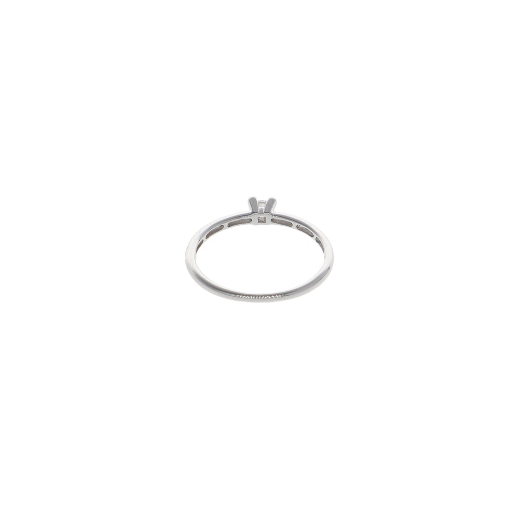 Anillo Oro Blanco Brillantes AN12973 - Joyería Rometsch