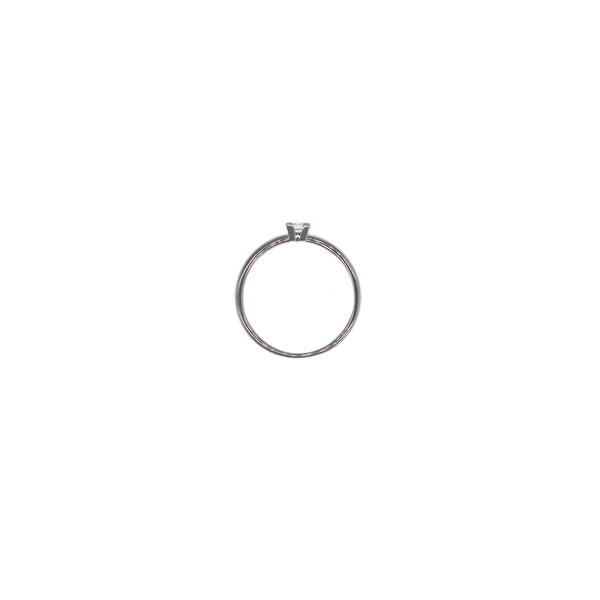 Anillo Oro Blanco Brillantes AN12973 - Joyería Rometsch