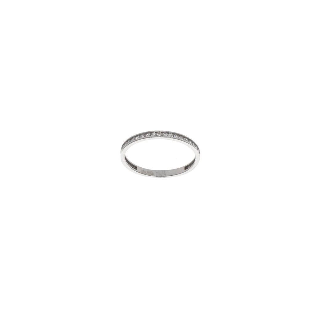 Anillo Oro Blanco Circones AN12284-85 - Joyería Rometsch