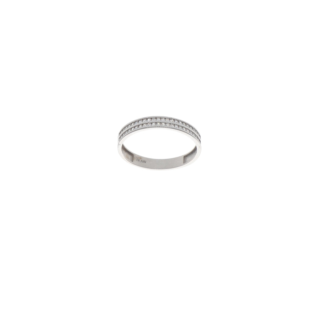 Anillo Oro Blanco Circones AN12298-99 - Joyería Rometsch