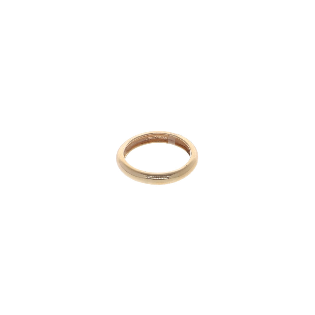 Anillo Oro Rosado Liso, AN0306025 - Joyería Rometsch