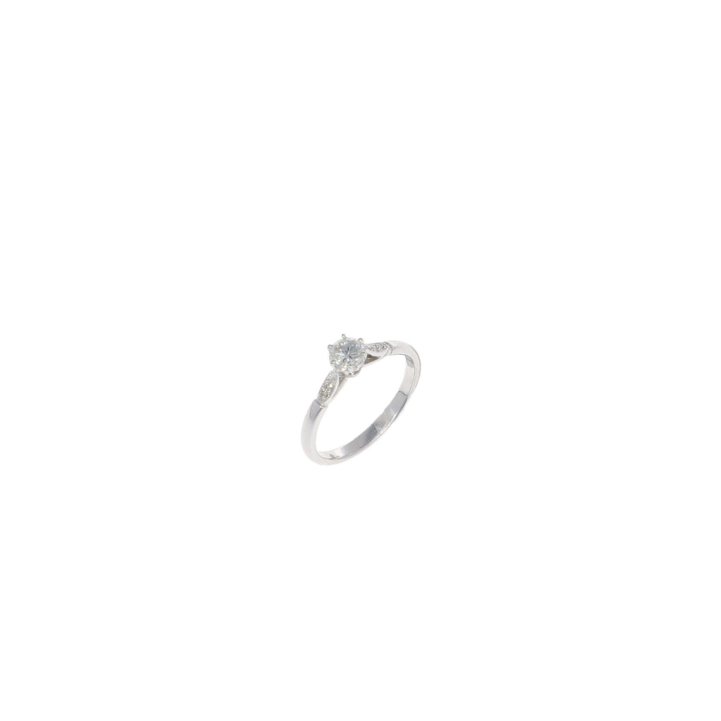 Anillo Platino con Diamantes, AN10571 - Joyería Rometsch