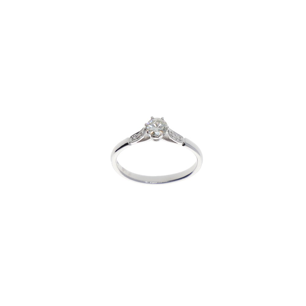 Anillo Platino y Brillantes AN10342 - Joyería Rometsch