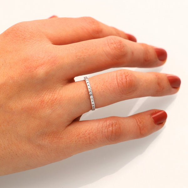 Anillos en Platino con Diamantes, AN11879 - Joyería Rometsch