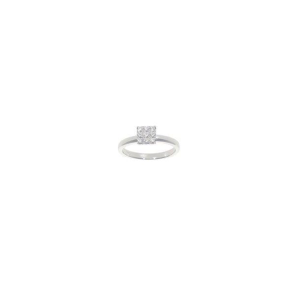 Anillos Oro Blanco con Diamantes, AN11977 - Joyería Rometsch