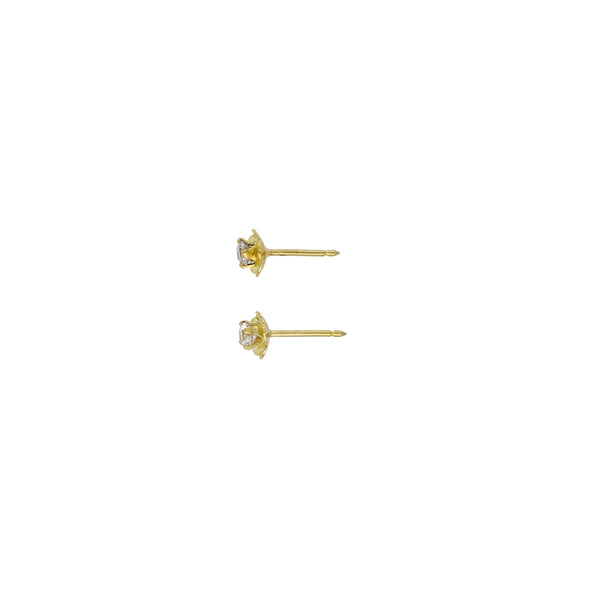 Aro Abridor Oro Amarillo Rosita Circón AR12957 - Joyería Rometsch