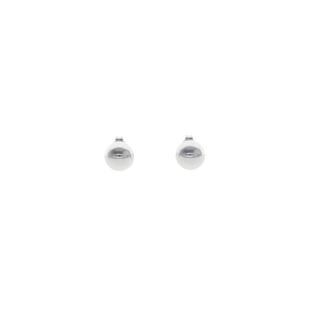 Aro Oro Blanco Bolita 7mm AR13055 - Joyería Rometsch