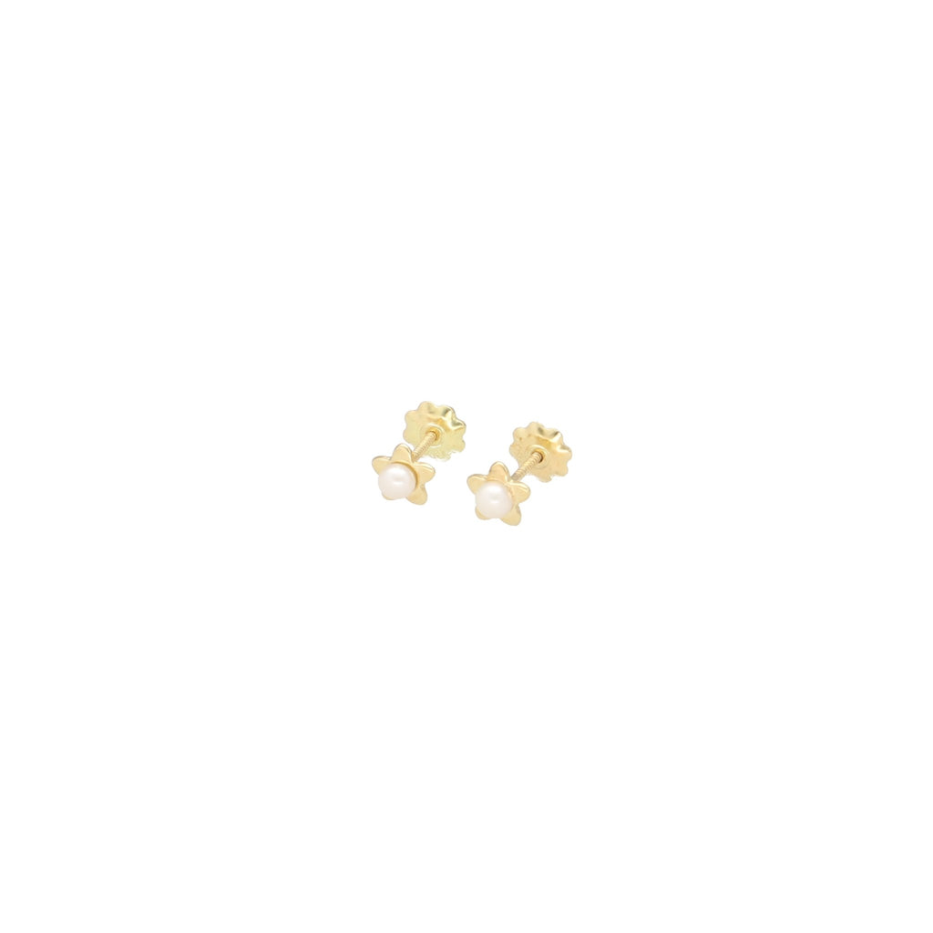 Aro Oro Niña Estrella y Perla de Río - Joyería Rometsch