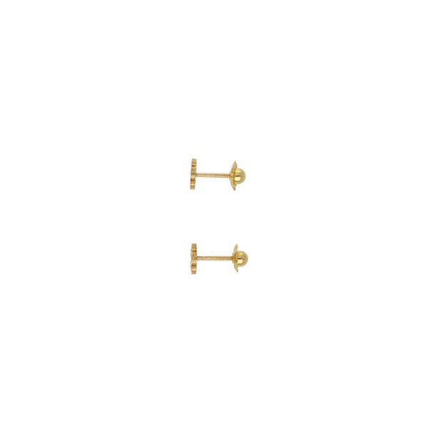 Aro Oro Niña Flor Nácar AR13013 - Joyería Rometsch