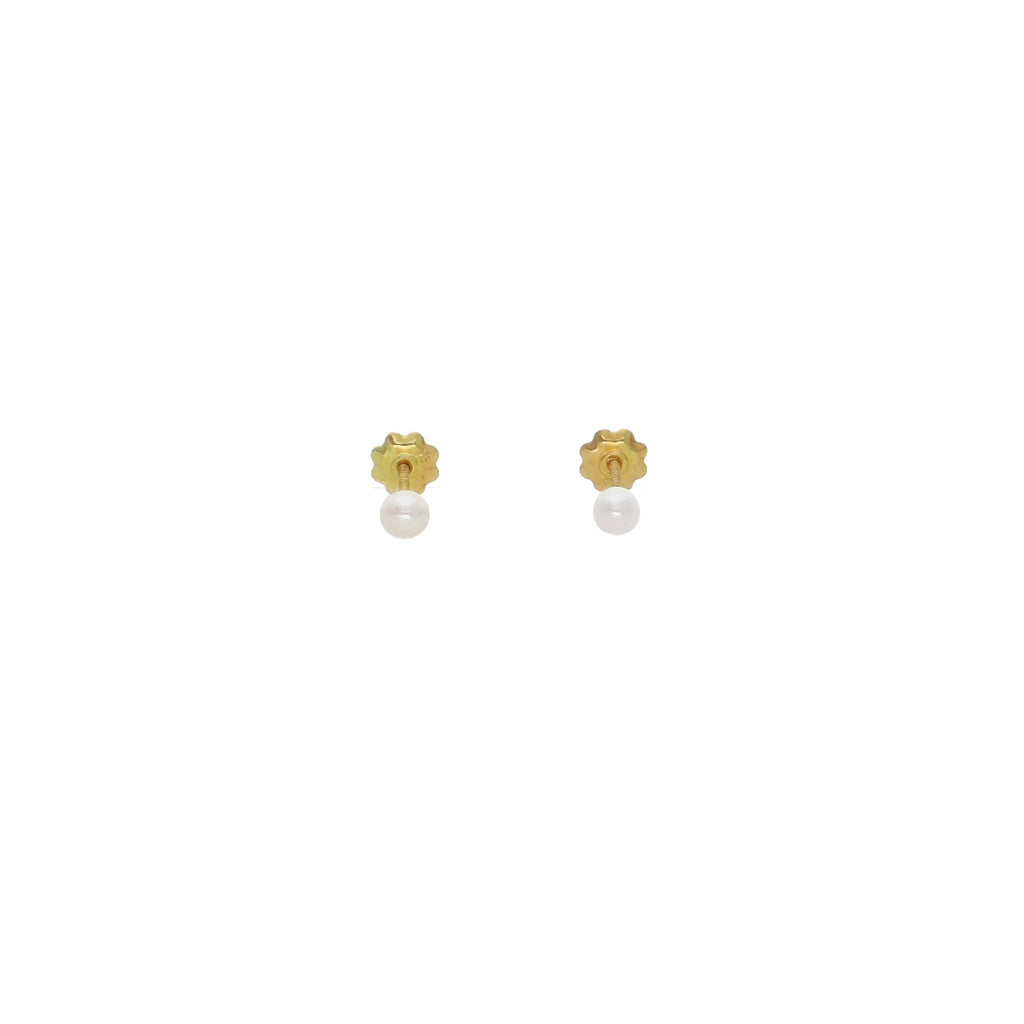 Aro Oro Niña Perla 3.5mm AR13009 - Joyería Rometsch