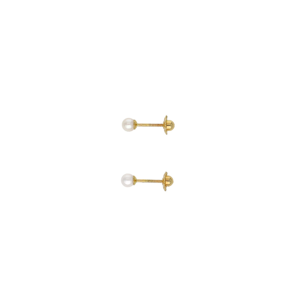 Aro Oro Niña Perla 3.5mm AR13009 - Joyería Rometsch