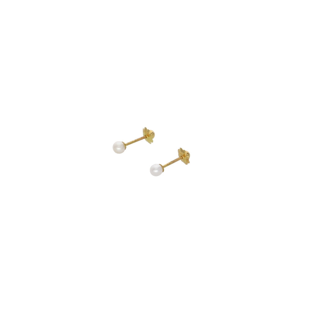 Aro Oro Niña Perla 3.5mm AR13009 - Joyería Rometsch