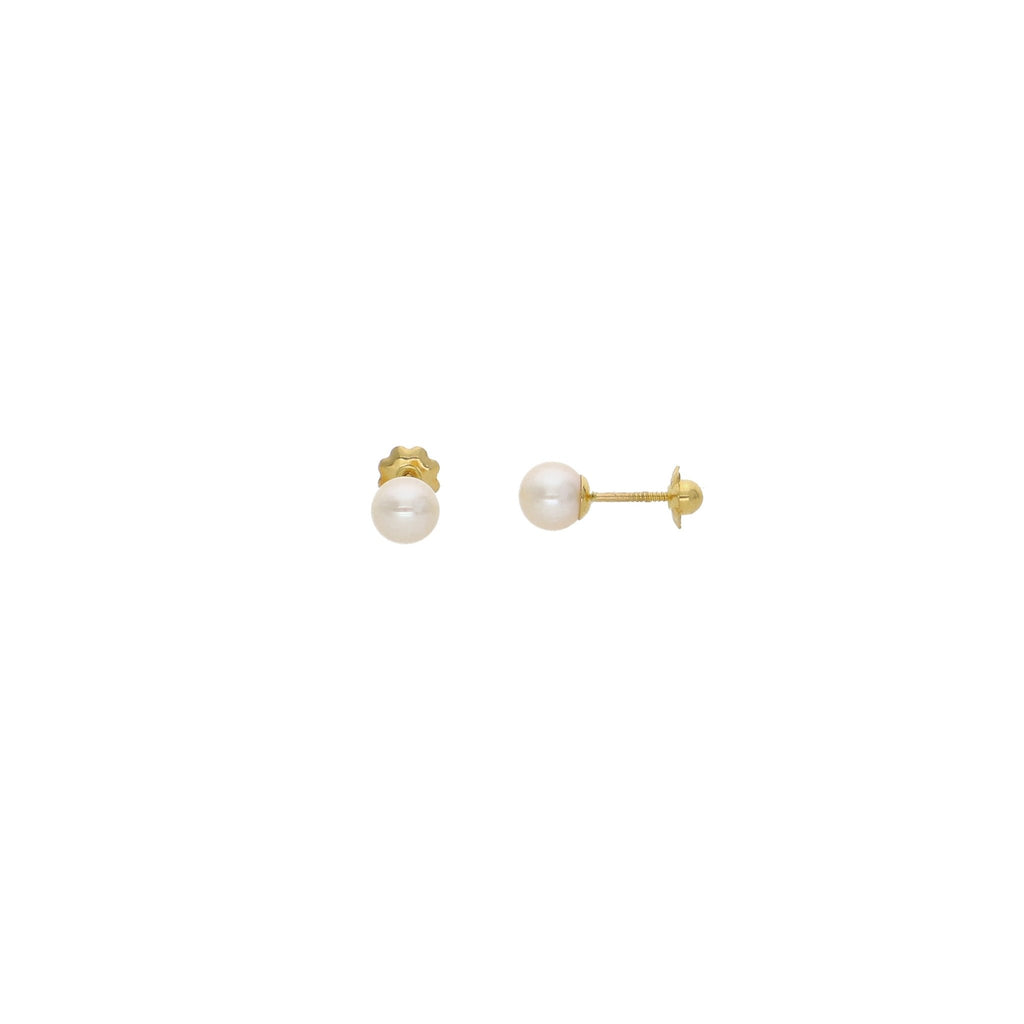 Aro Oro Niña Perla 5.5mm AR12991 - Joyería Rometsch