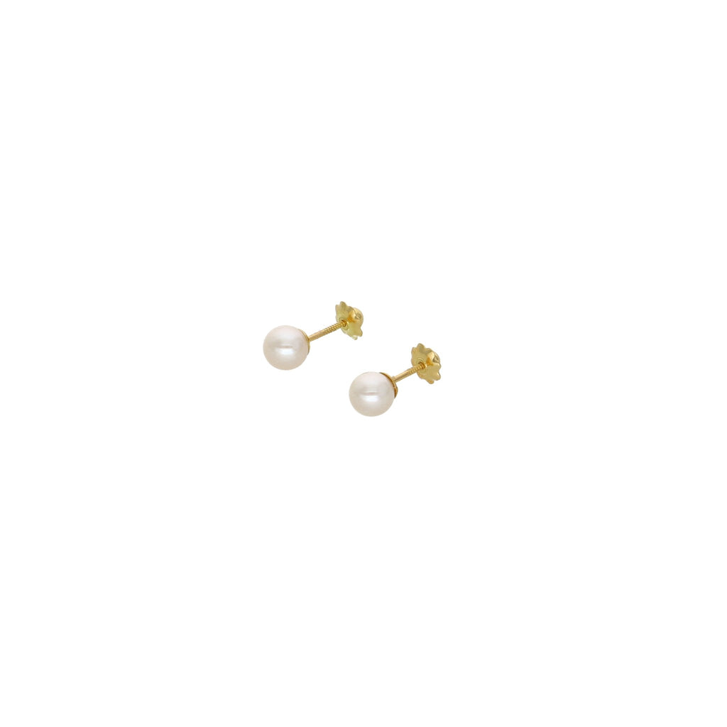 Aro Oro Niña Perla 5.5mm AR12991 - Joyería Rometsch