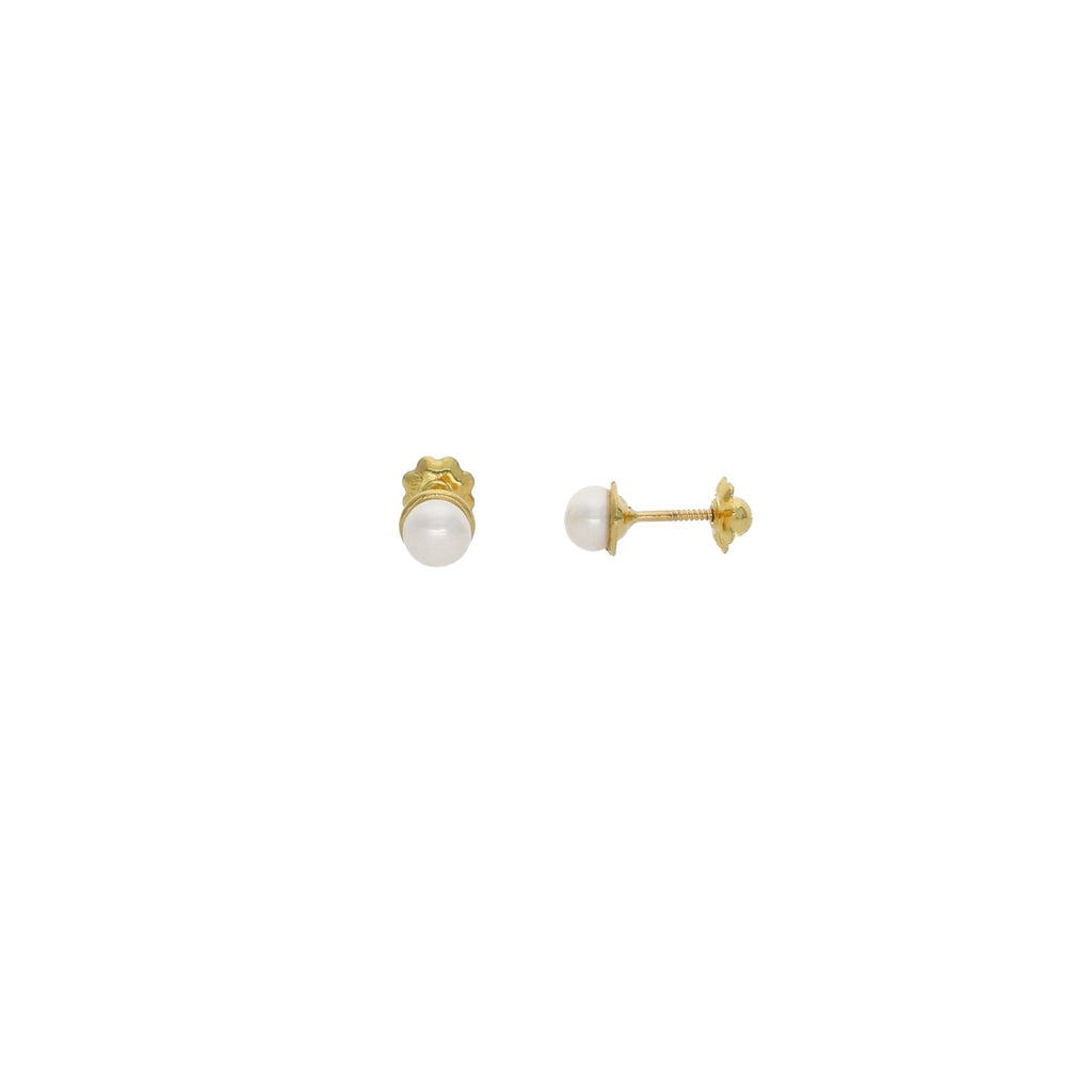 Aro Oro Niña Perla 5mm AR13007 - Joyería Rometsch