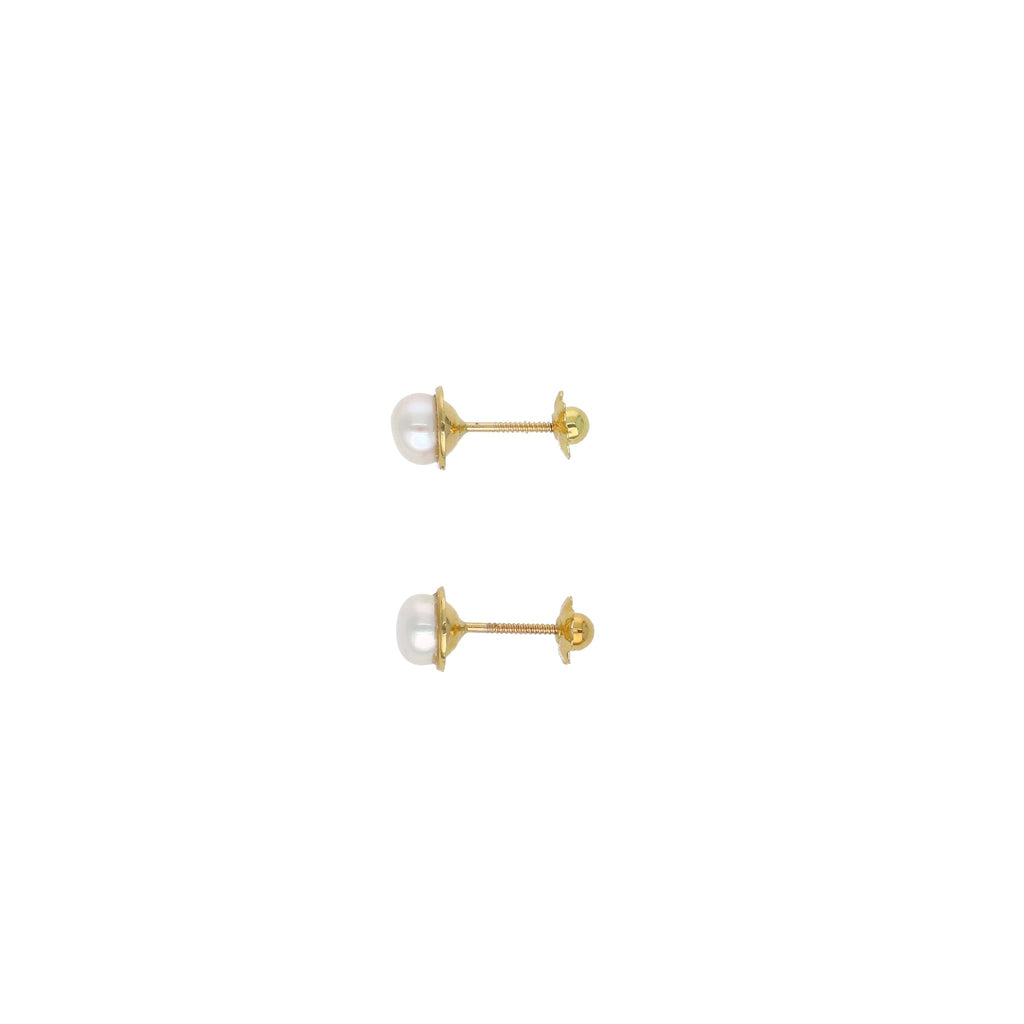 Aro Oro Niña Perla 6.2mm AR13008 - Joyería Rometsch