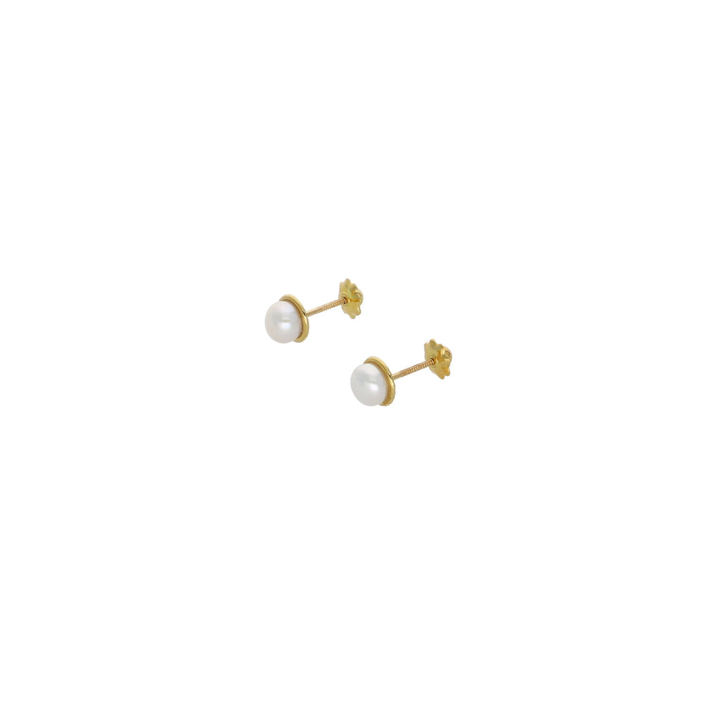 Aro Oro Niña Perla 6.2mm AR13008 - Joyería Rometsch