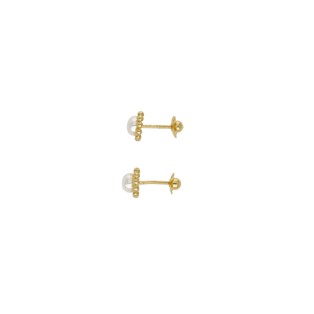 Aro Oro Niña Perla 6.5mm AR13010 - Joyería Rometsch