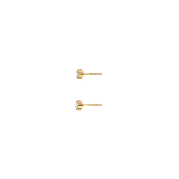 Aro Oro Niña Punto de Luz AR12988 - Joyería Rometsch
