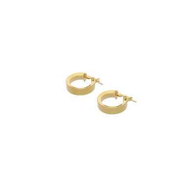 Aros Argolla Oro Amarillo AR - 13096 - Joyería Rometsch