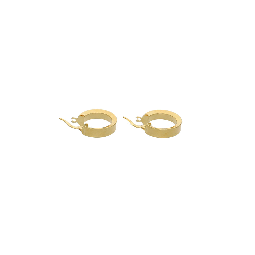 Aros Argolla Oro Amarillo AR - 13096 - Joyería Rometsch