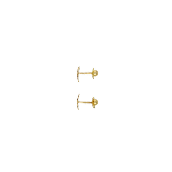 Aros Niña Oro Amarillo Tortuga AR13020 - Joyería Rometsch