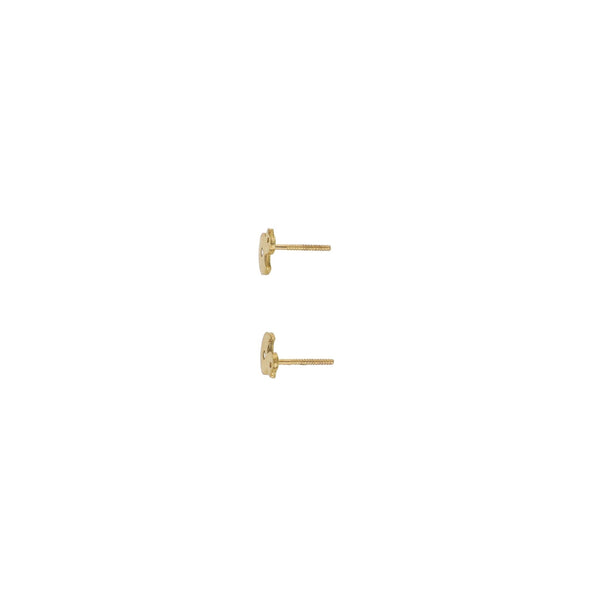 Aros Niña Oro Amarillo y Circones Pato AR13039 - Joyería Rometsch