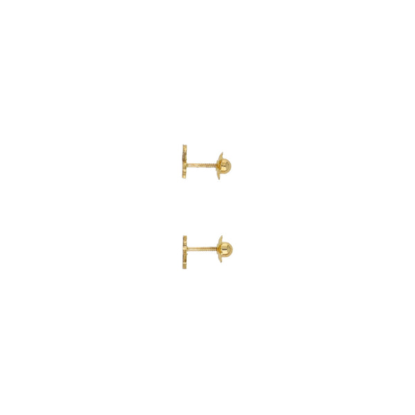 Aros Niña Oro Amarillo y Circones Pato AR13039 - Joyería Rometsch