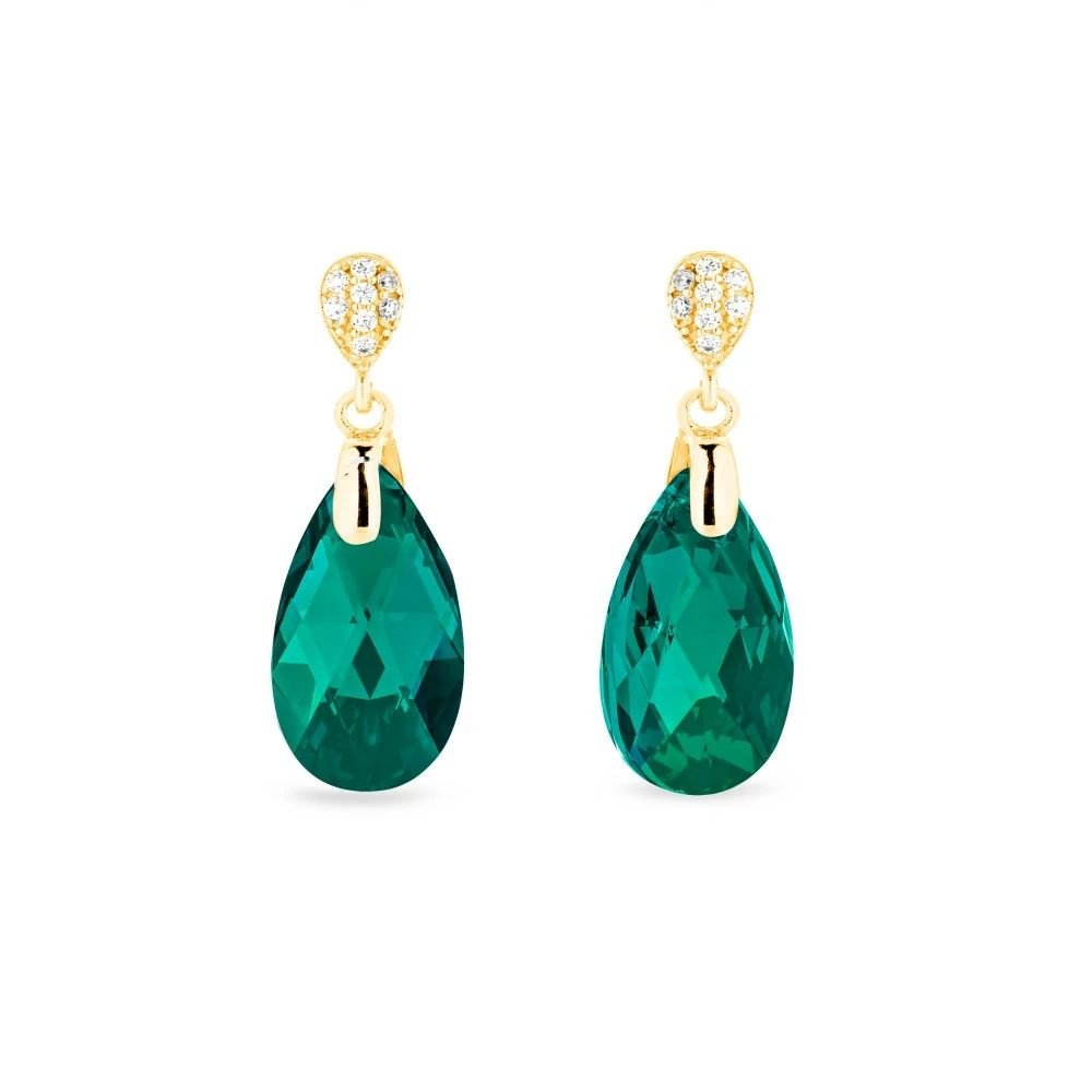 Aros Spark Dainty Drop Dorado - Joyería Rometsch