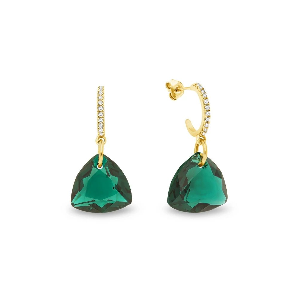 Aros Spark Triangel Earrings - Joyería Rometsch