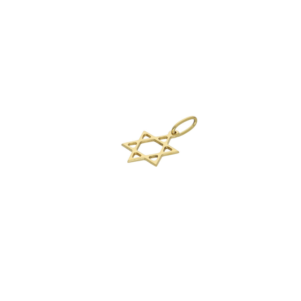 Colgante Estrella de David Oro Amarillo CL12939 - Joyería Rometsch