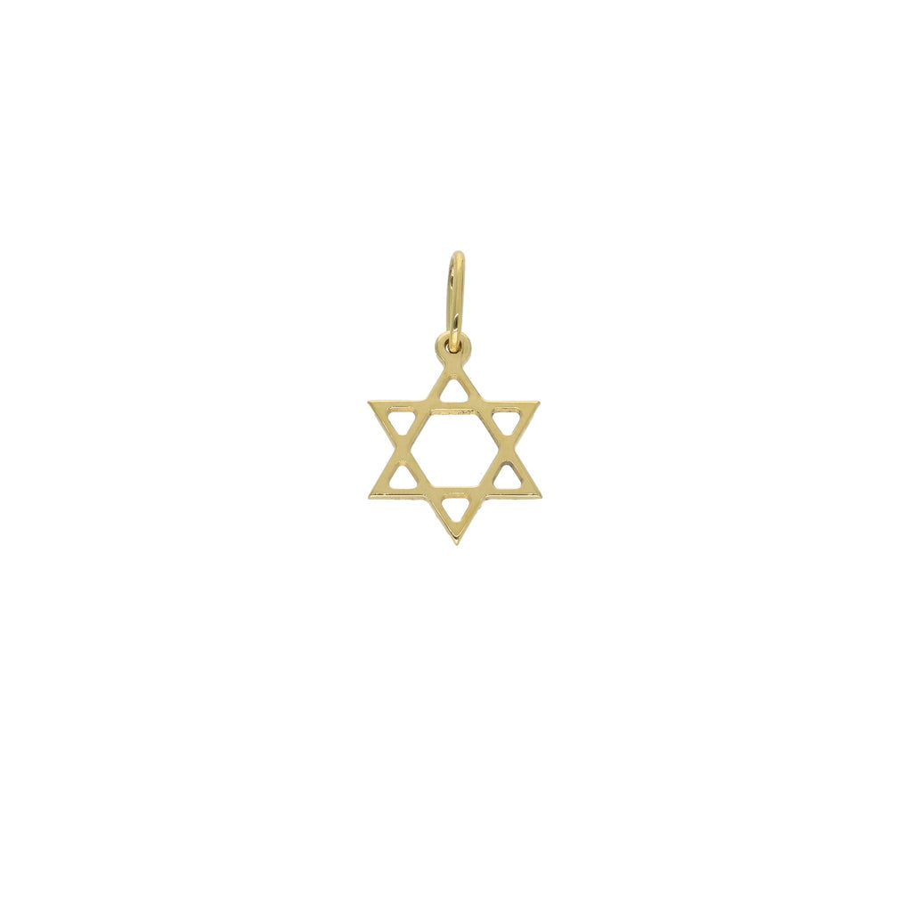Colgante Estrella de David Oro Amarillo CL12939 - Joyería Rometsch